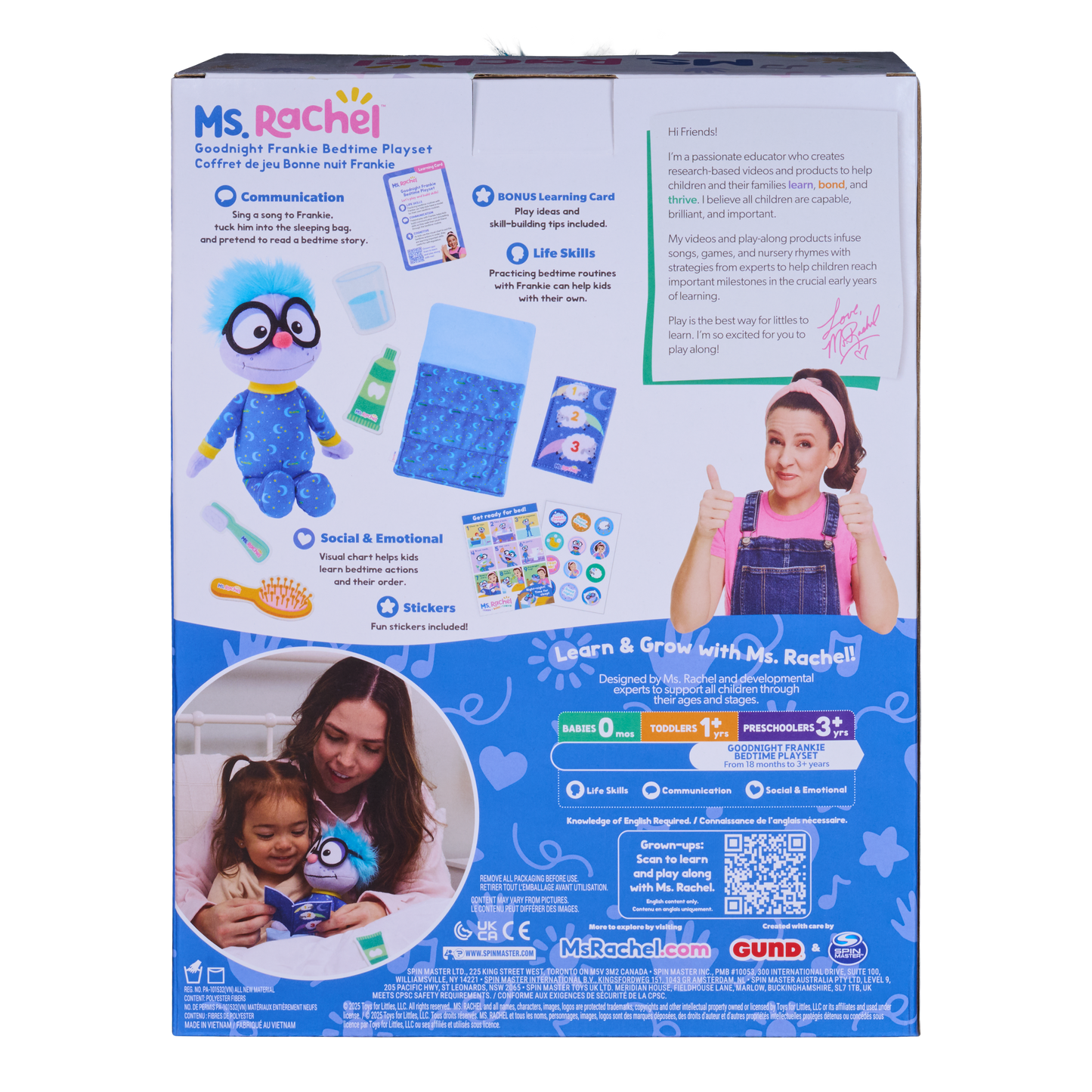 Goodnight Frankie Bedtime Playset