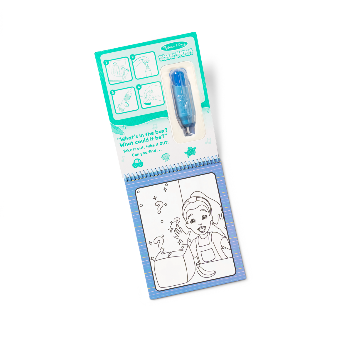 Melissa & Doug Water Wow! Colores Y Figuras - Pad De Actividad Con