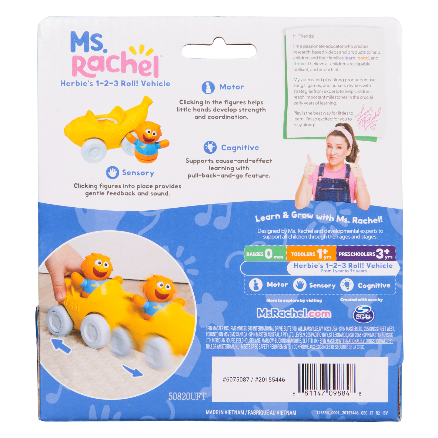 Herbie's 1-2-3 Roll! Vehicle